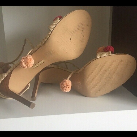 Louise Et Cie Lo-Kizzy raffia pompom Heels - Picture 3 of 5